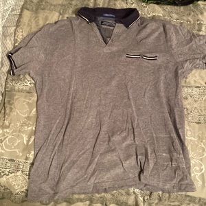 Denim and Flower Medium Grey